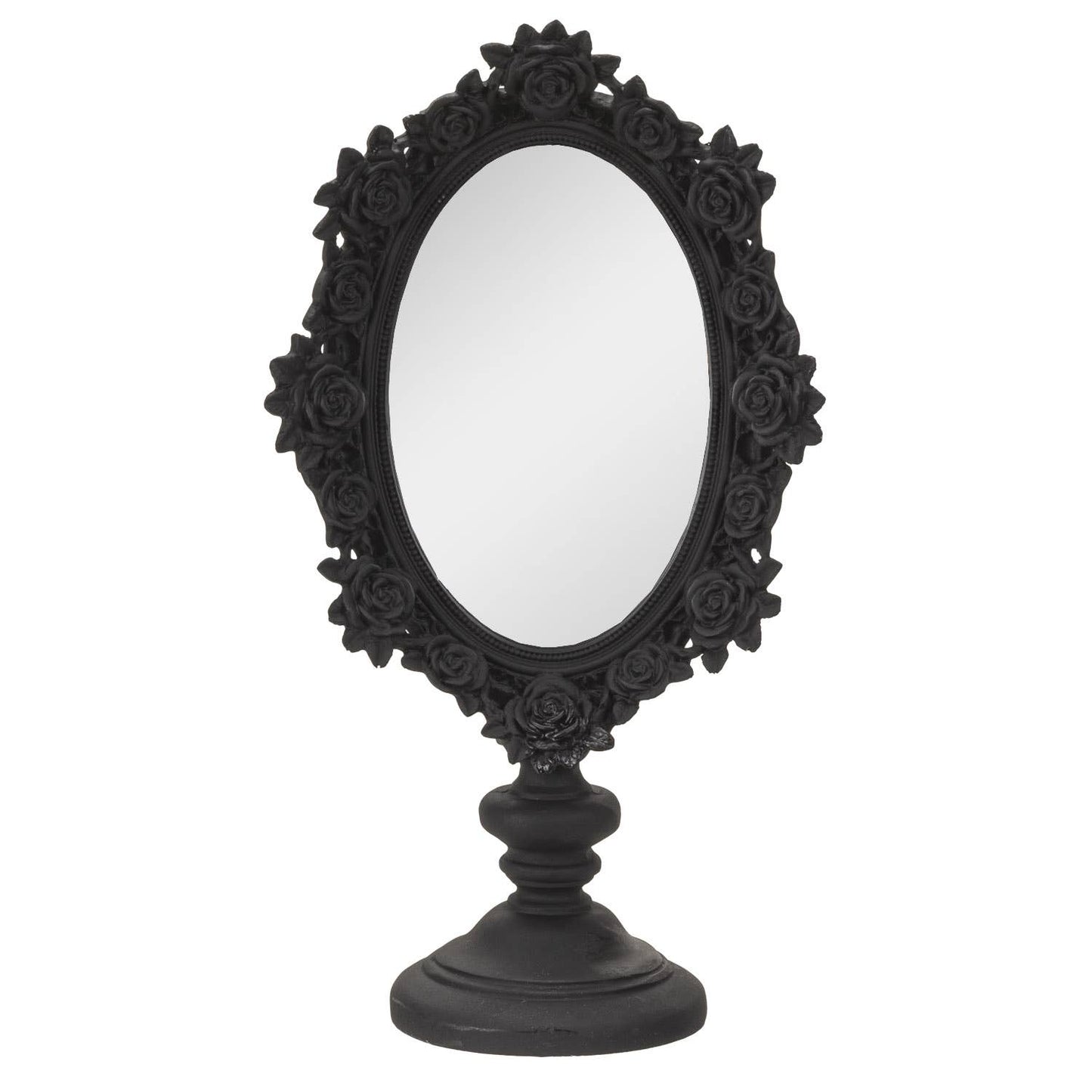 15044 Black Rose Dressing Table Mirror C/8