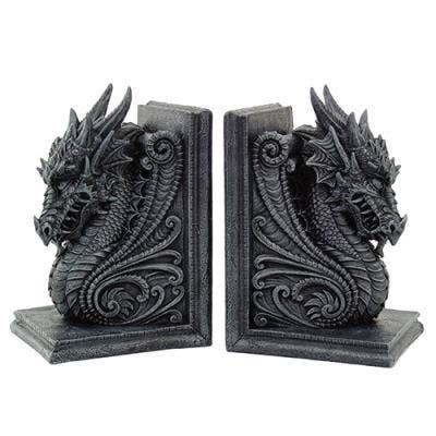 8266 Dragon Bookend Set