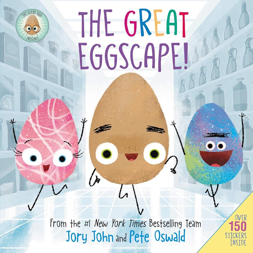 The Good Egg Presents: The Great Eggscape!: Over 150 Stickers Inside: An Easter And Springtime Book For Kids (The Food Group) cover image