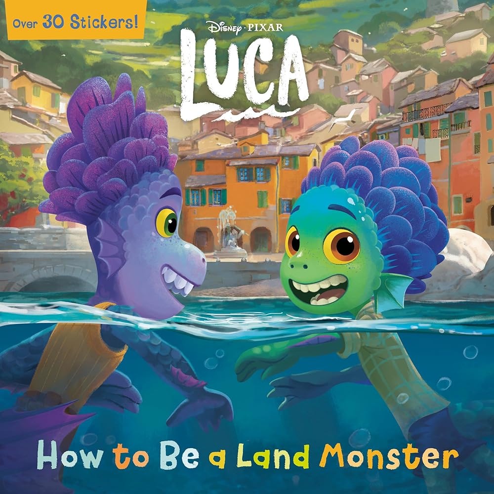How to Be a Land Monster (Disney/Pixar Luca) (Pictureback) cover image