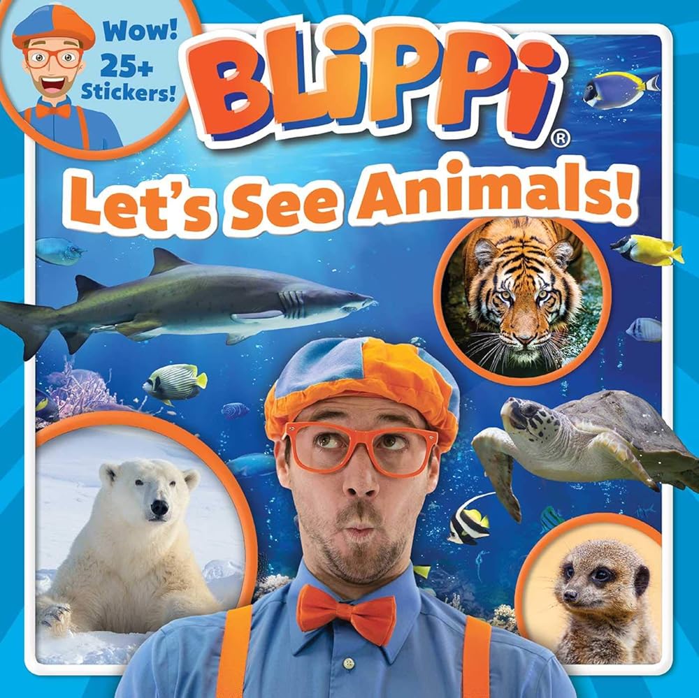 Blippi: Let's See Animals! (8x8) cover image