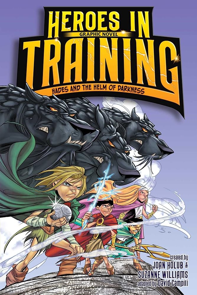 Hades and the Helm of Darkness Graphic Novel (3) (Heroes in Training Graphic Novel) cover image
