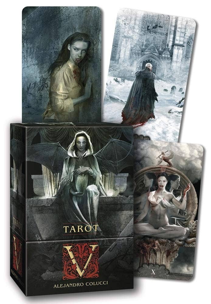 Tarot V Cards by Alejandro Colucci - Vampire Theme