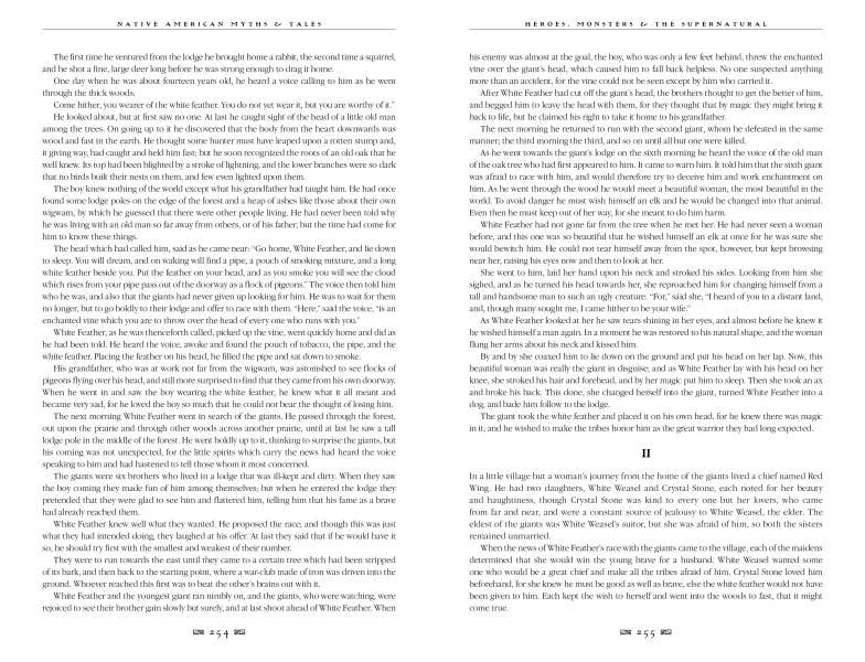 Native American Myths And Tales (Gothic Fantasy)