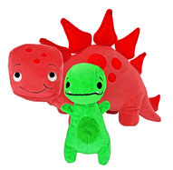 Tiny T. Rex and Pointy Plush