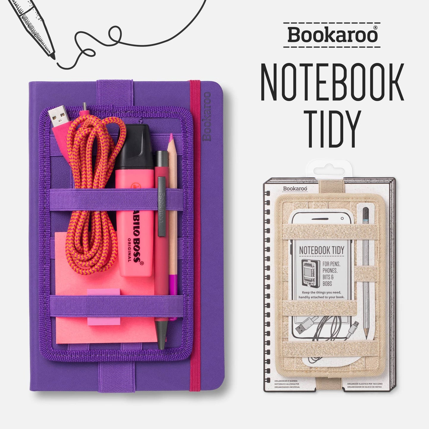 Bookaroo Notebook Tidy Starter Pack