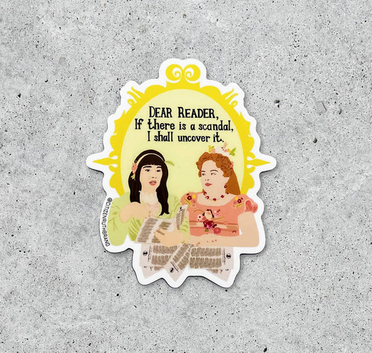 Bridgerton Lady Whistledown Sticker
