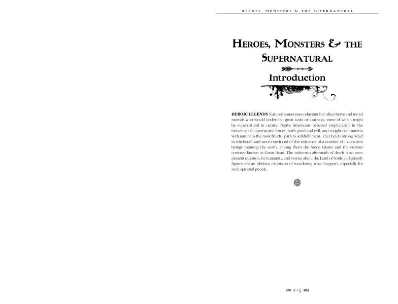 Native American Myths And Tales (Gothic Fantasy)