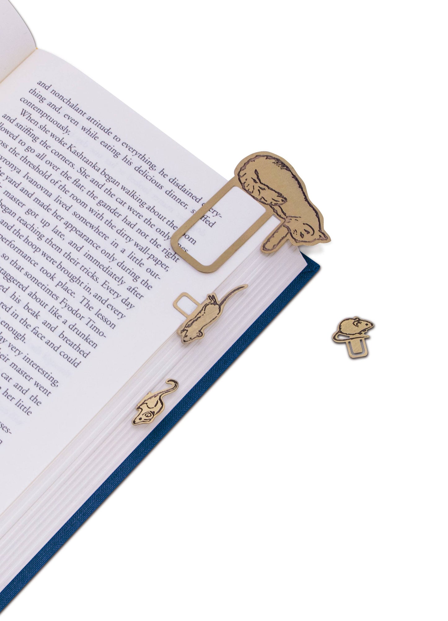 Brass Bookminders Page Markers