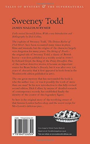 Sweeney Todd | James Rymer |Wordsworth Mystery Book