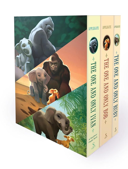 The One and Only Ivan, Bob, and Ruby Collection: A Beautiful Paperback Box Set of the Newbery Winner and Its Bestselling Sequels cover image