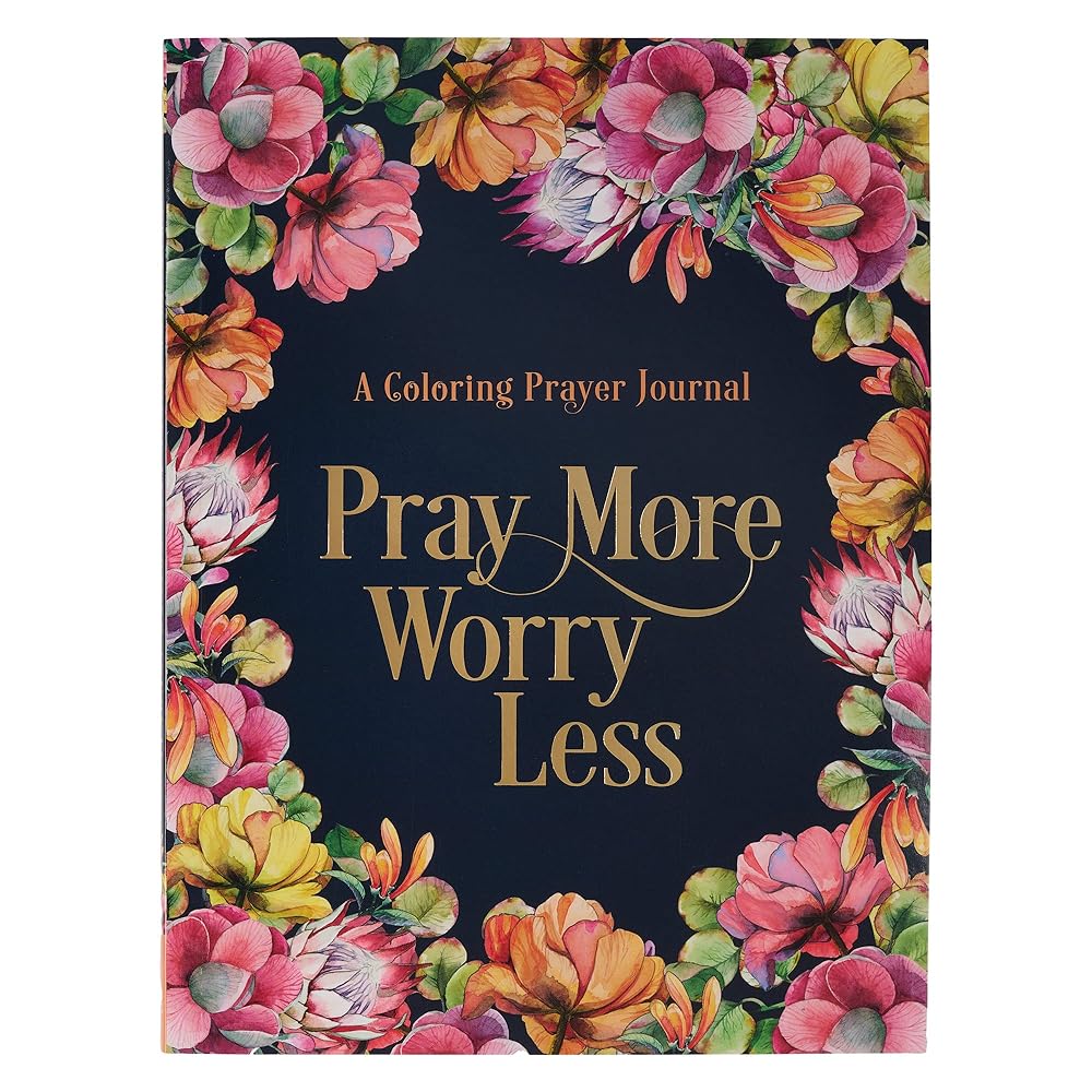 Worry Less, Pray More Prayer Journal SC cover image