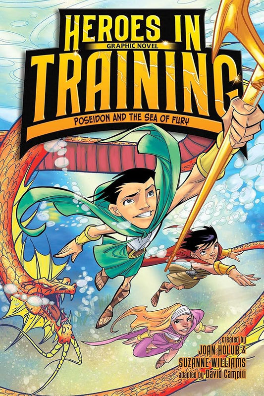 Poseidon and the Sea of Fury Graphic Novel (2) (Heroes in Training Graphic Novel) cover image