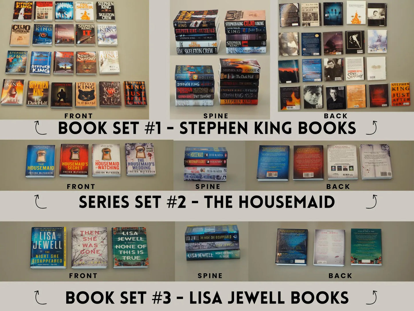 Mini Books - Horror, Mystery, Thriller