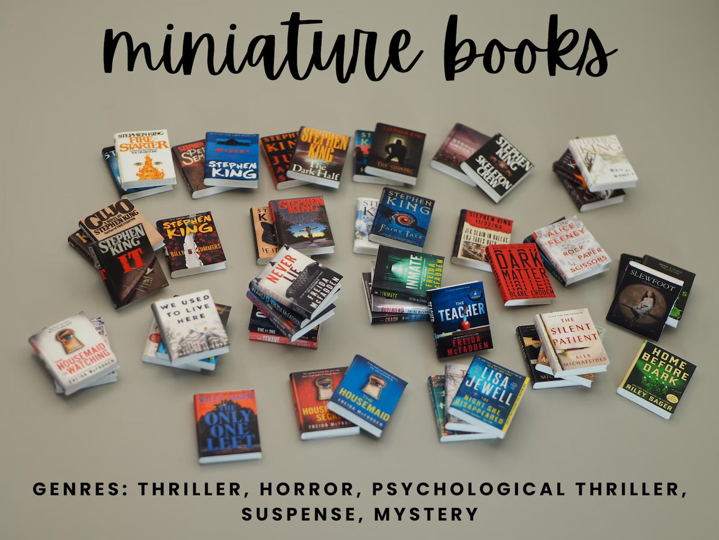 Mini Books - Horror, Mystery, Thriller