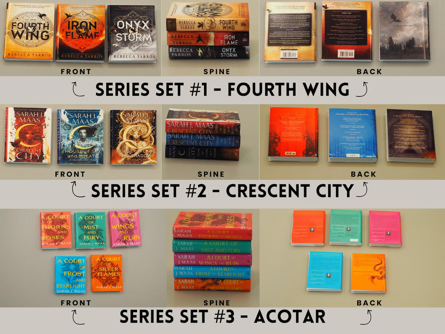 Mini Books - Romance, Romantasy, Adult