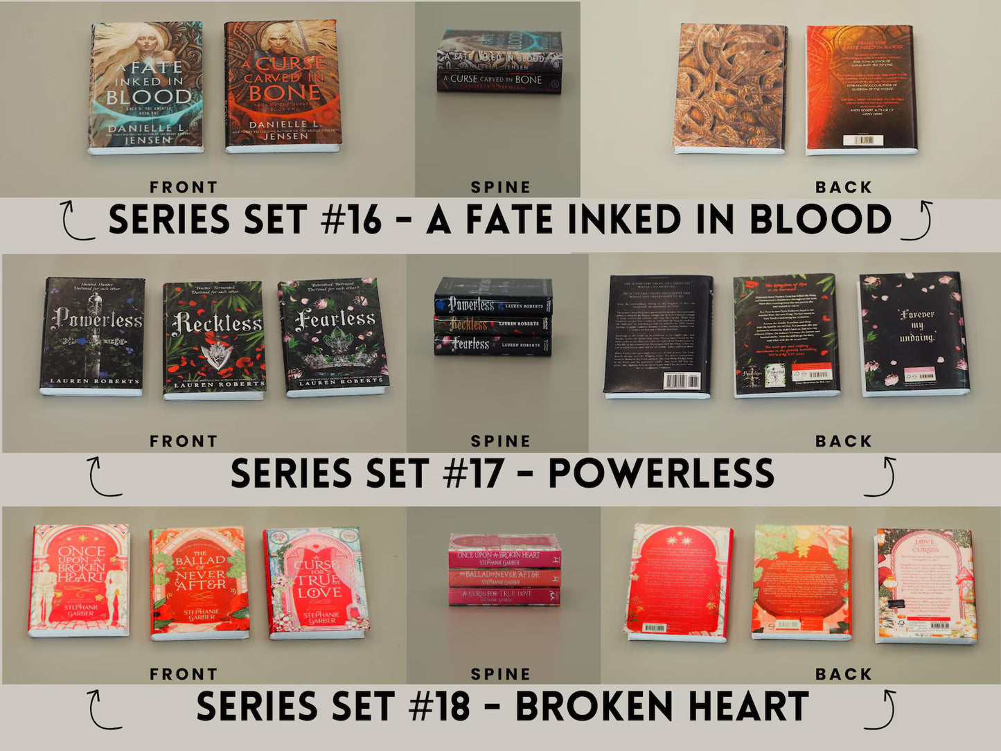 Mini Books - Romance, Romantasy, Adult