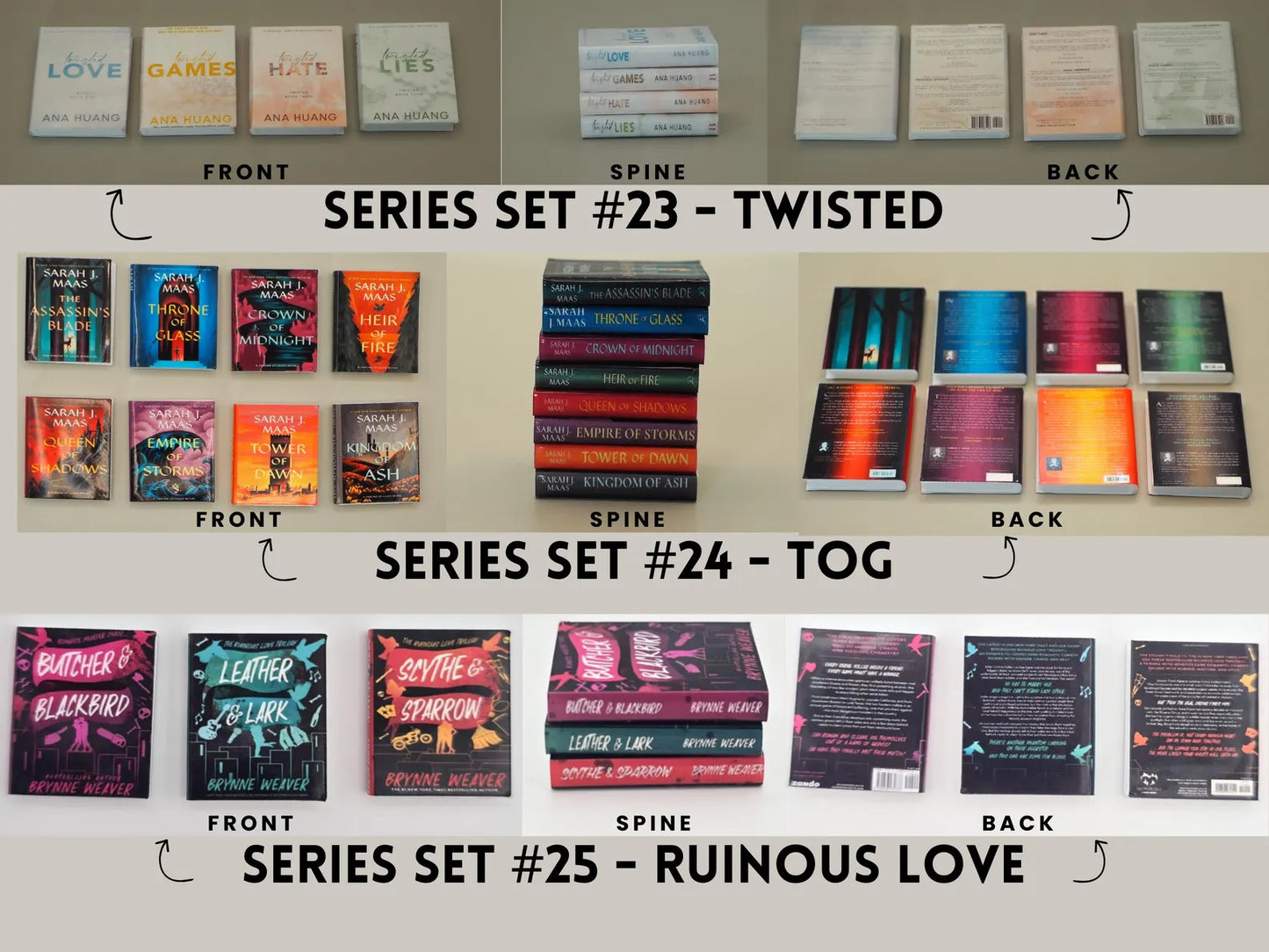Mini Books - Romance, Romantasy, Adult