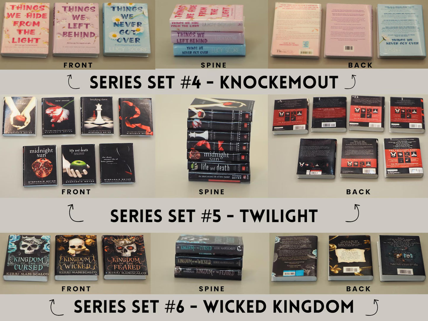 Mini Books - Romance, Romantasy, Adult