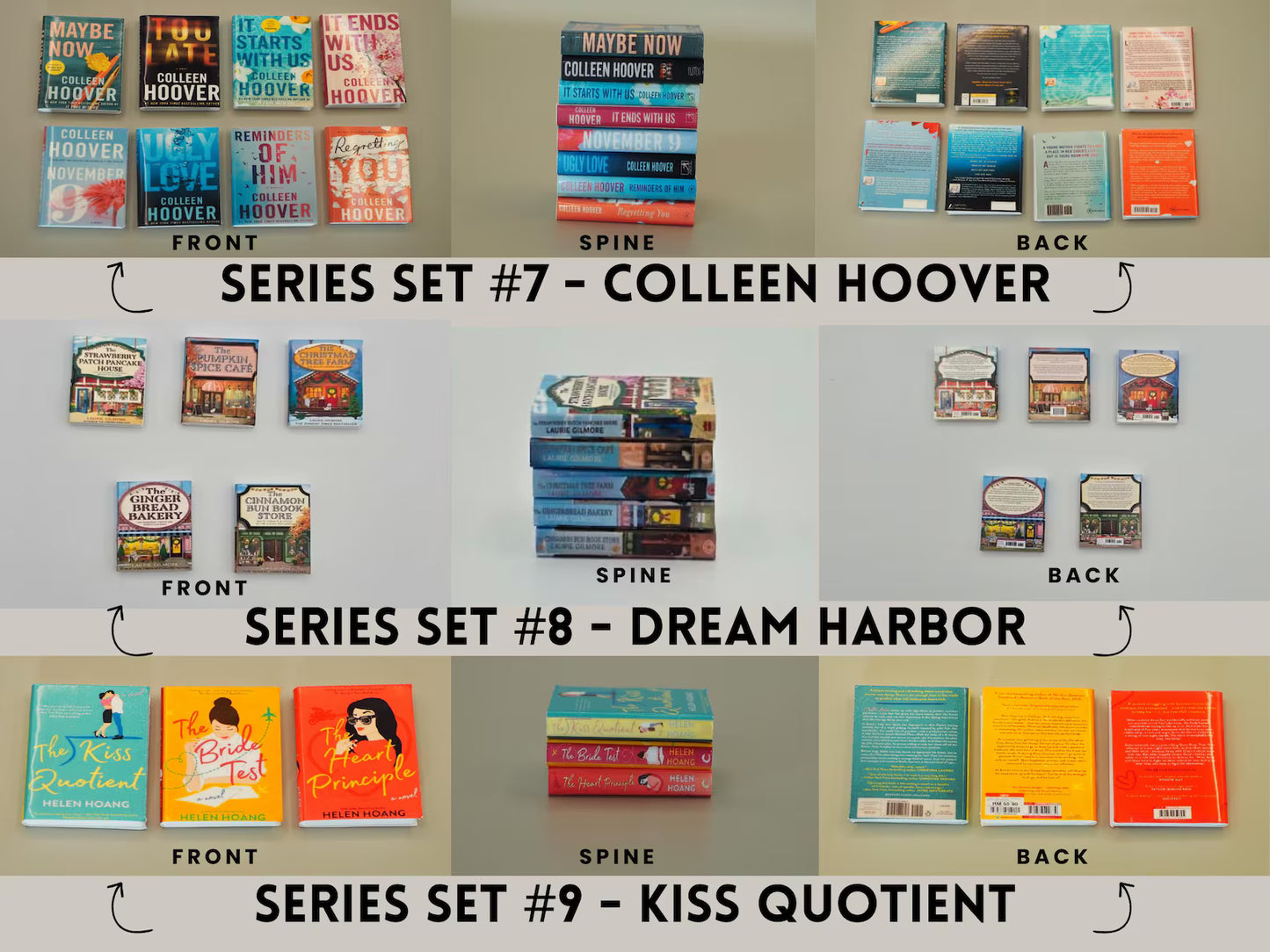 Mini Books - Romance, Romantasy, Adult