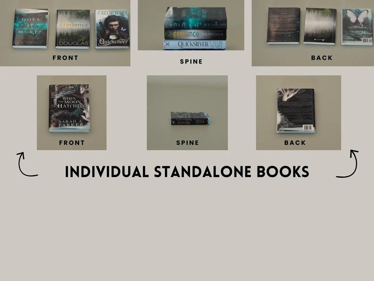 Mini Books - Romance, Romantasy, Adult