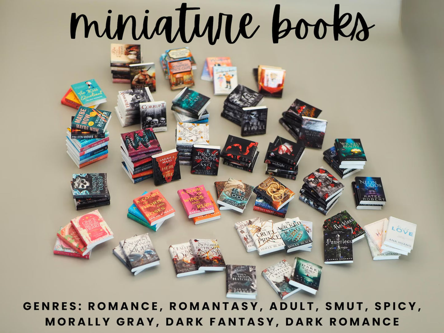 Mini Books - Romance, Romantasy, Adult
