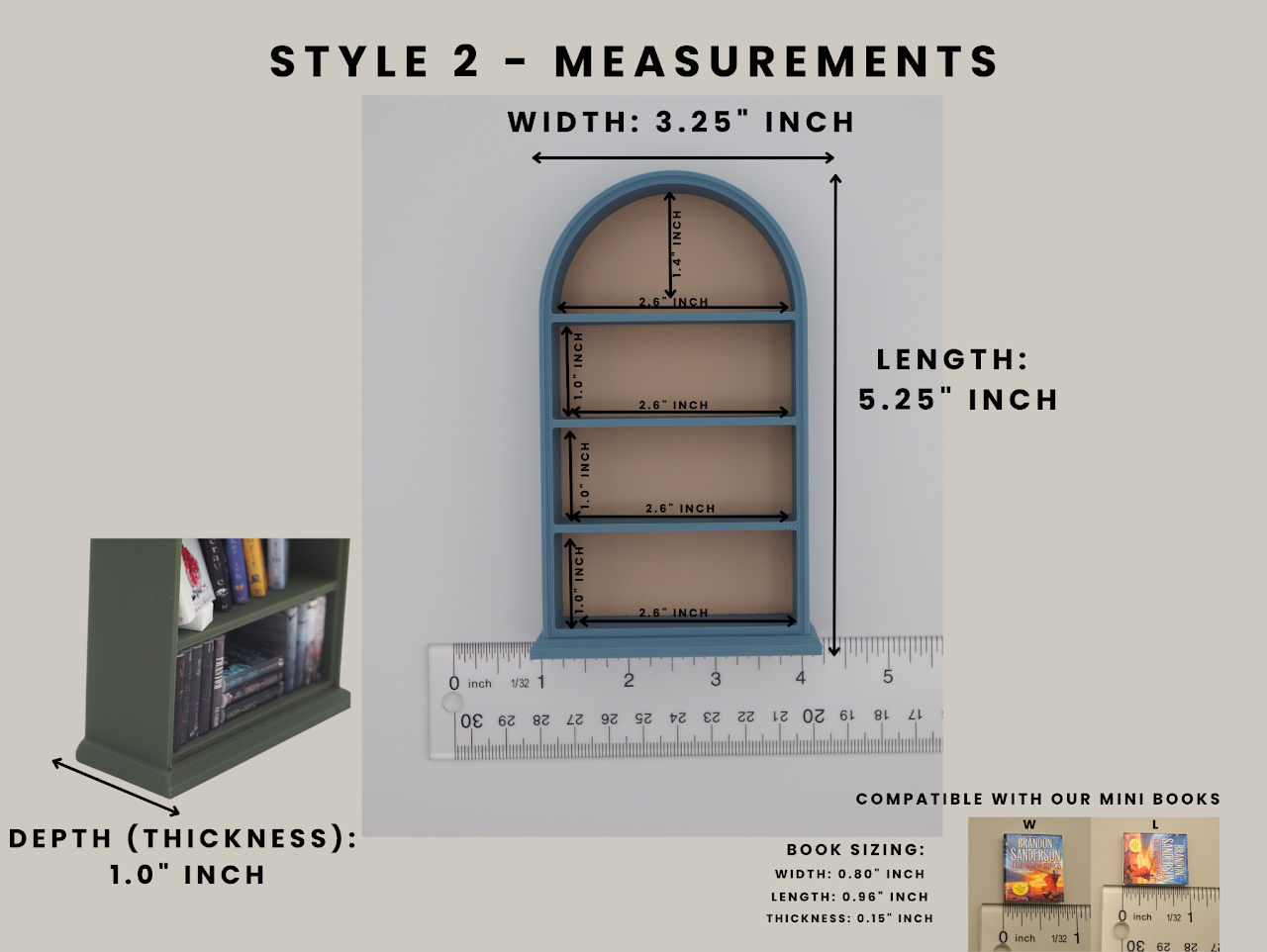 Mini Bookcase
