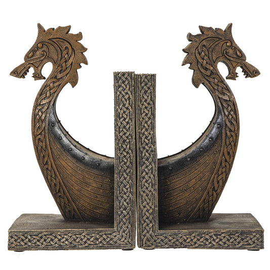 14412 Viking Ship Bookends