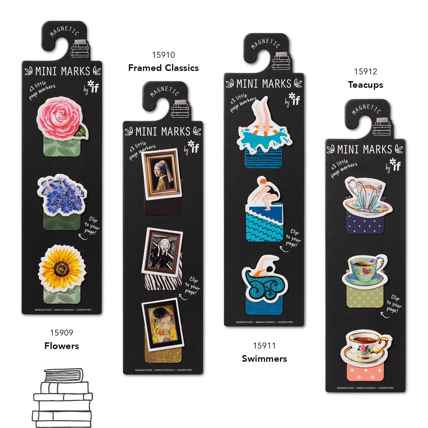 Mini-Marks Magnetic Bookmarks