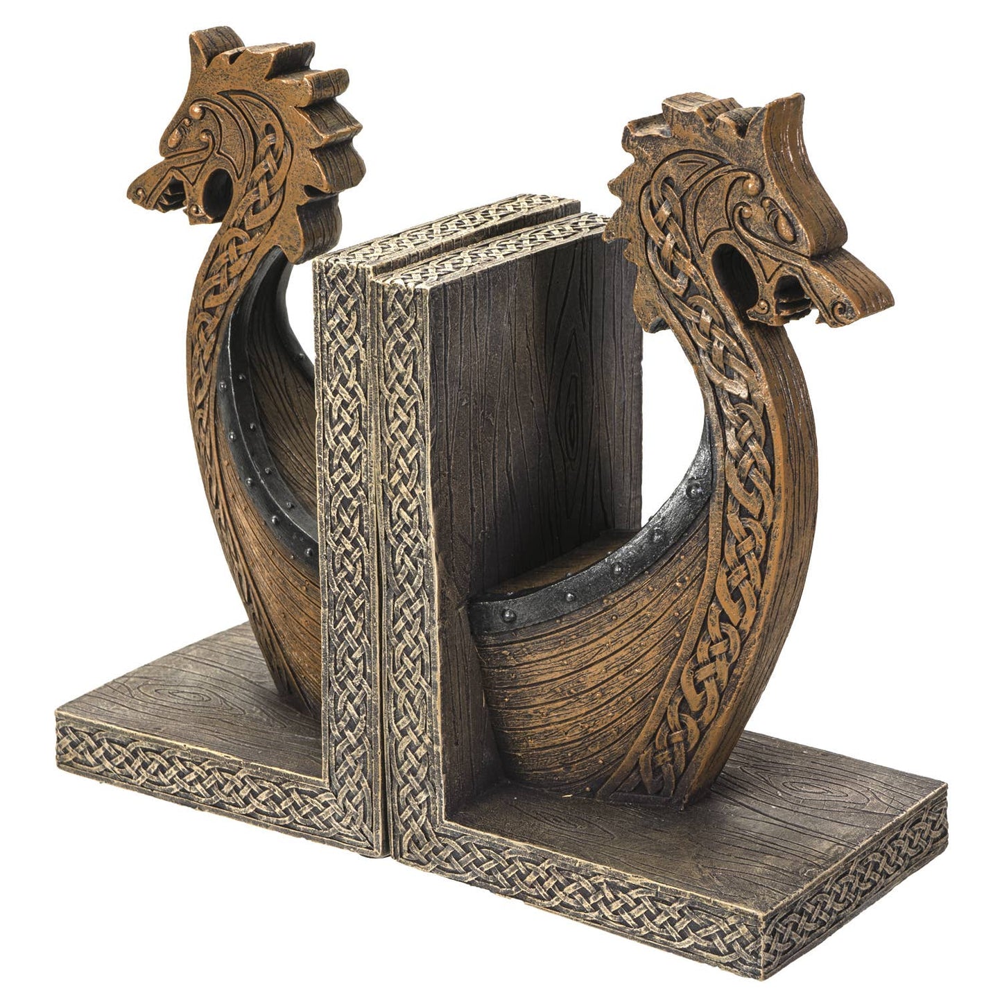 14412 Viking Ship Bookends